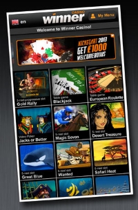 winner casino mobile games